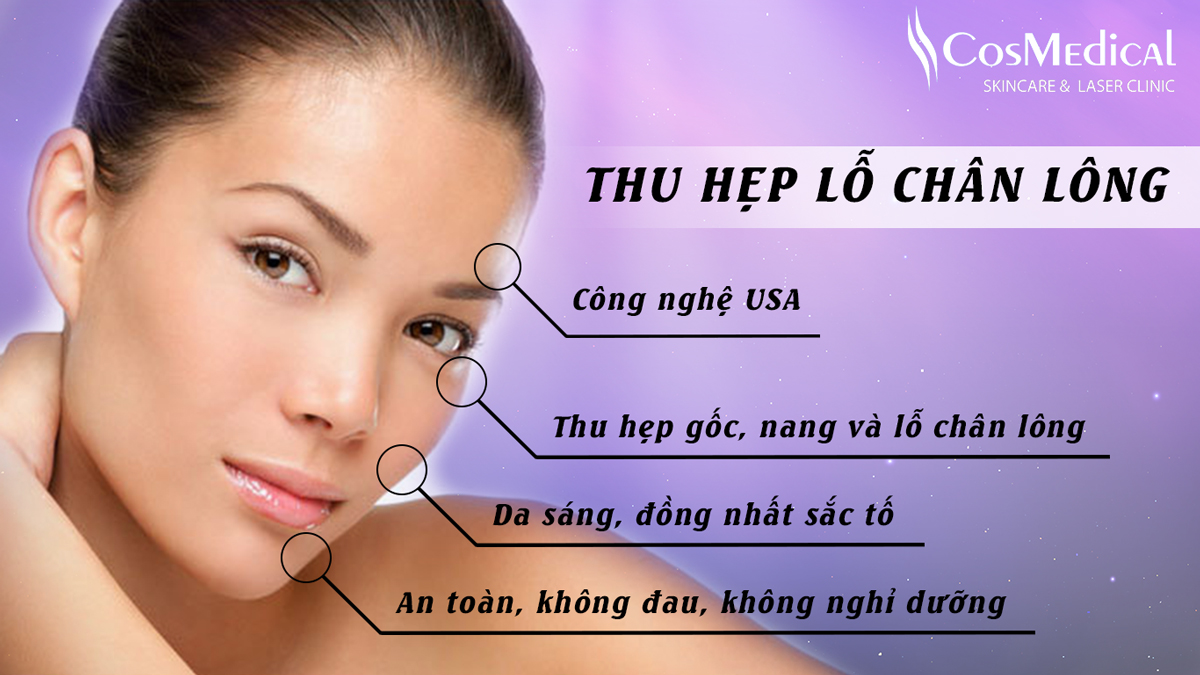 thu hẹp lỗ chân lông