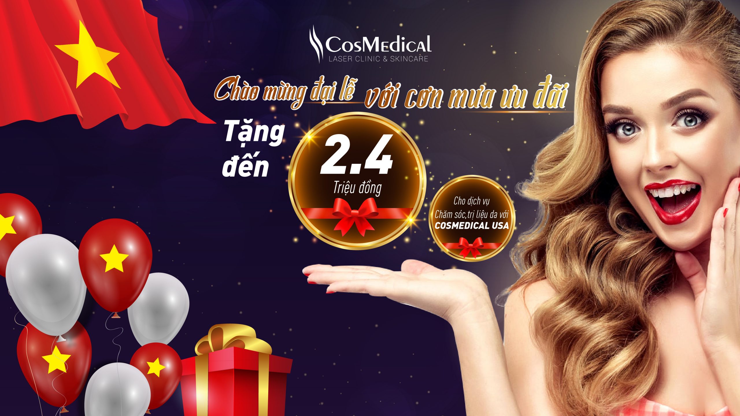 ĐI SPA KHỎI LO VỀ GIÁ – TẶNG ĐẾN 2,4 TRIỆU ĐỒNG - CHÀO MỪNG ĐẠI LỄ 2/9