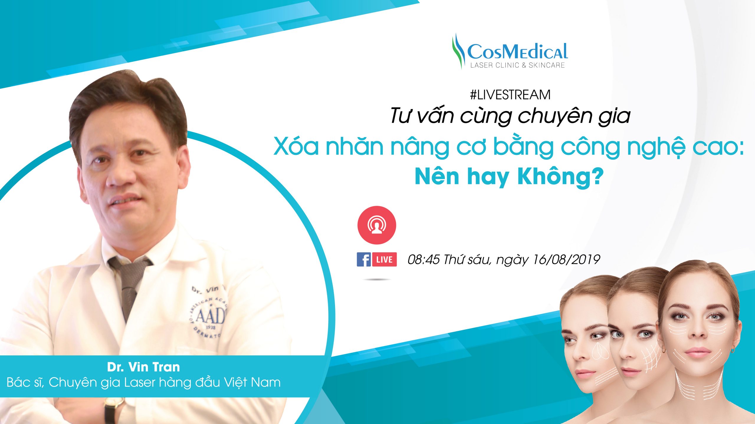 [LIVESTREAM] - Xóa Nhăn Nâng Cơ Bằng Công Nghệ Cao: NÊN HAY KHÔNG?