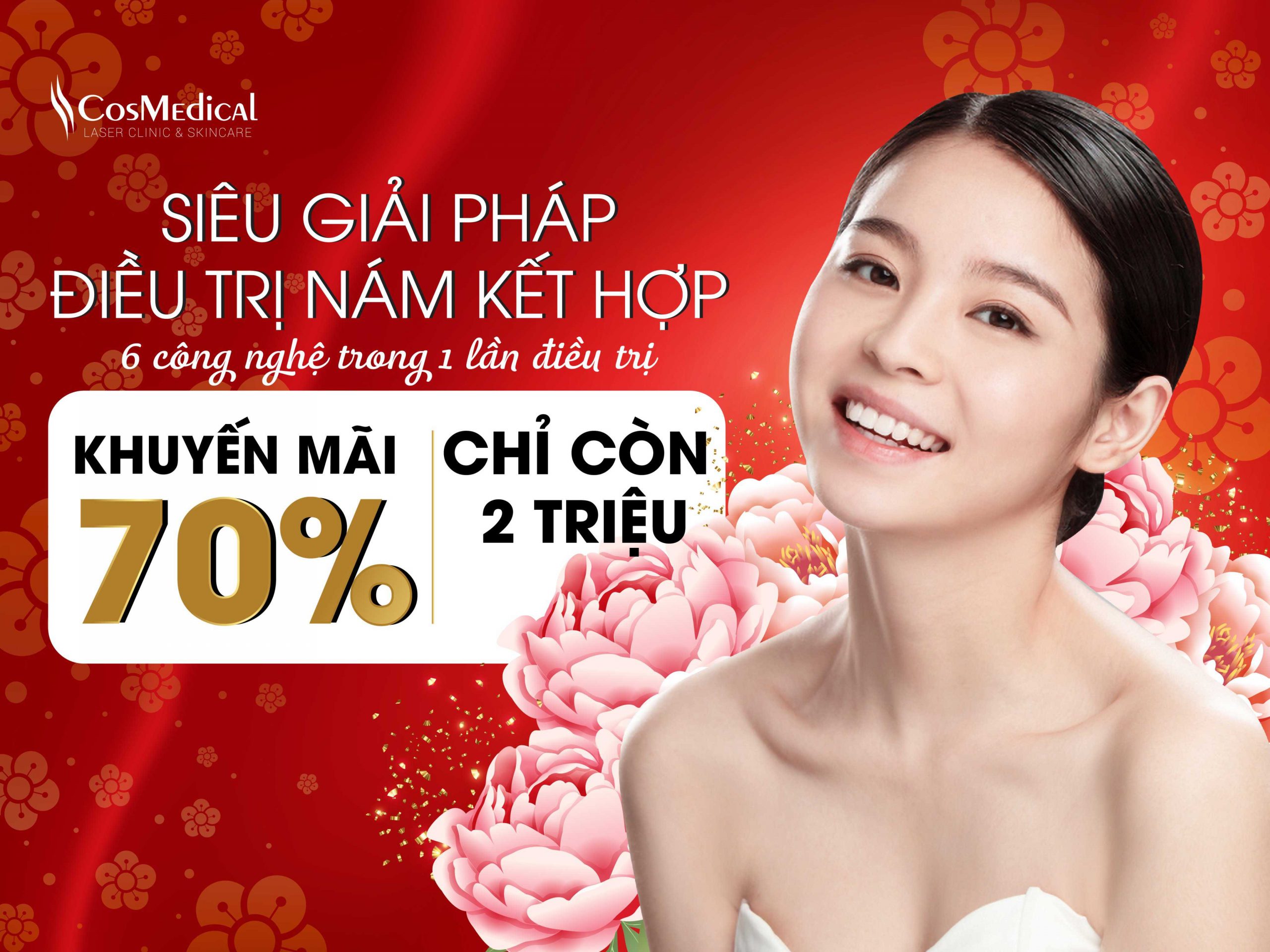 Siêu giải pháp điều trị nám kết hợp 6 trong 1